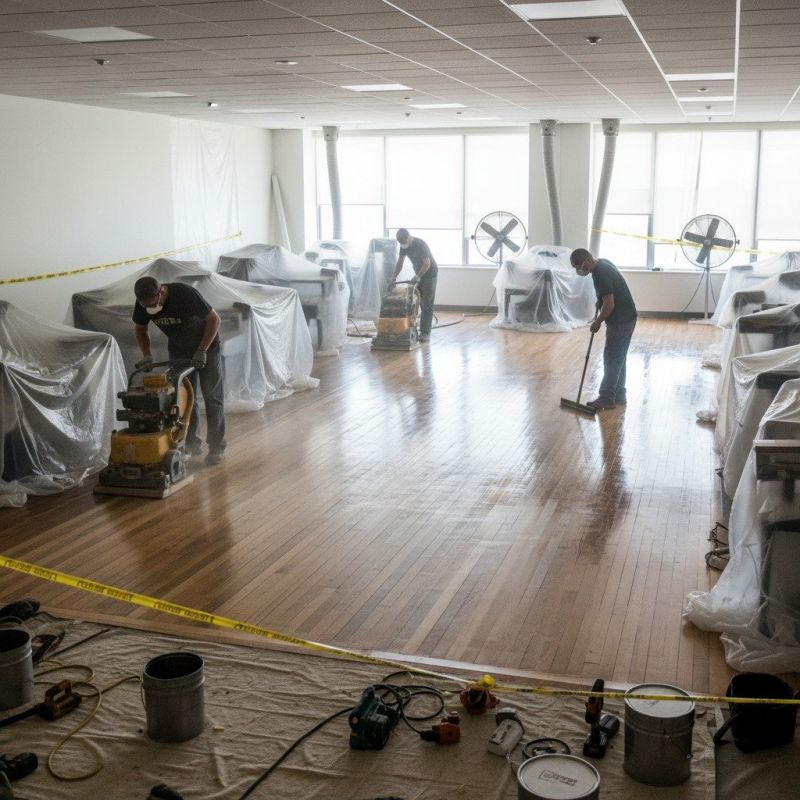 Engineered Floor Refinishing