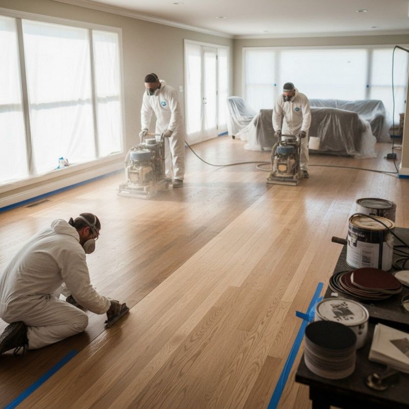 Engineered Floor Refinishing