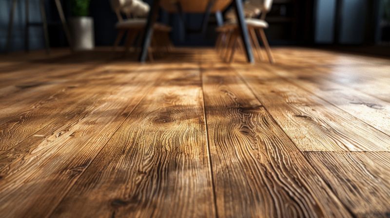 Traditional Hardwood in Dining Area